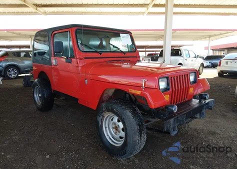 1987 Jeep Wrangler Sport z USA, uszkodzony, nr VIN 2BCCL813XHB504854